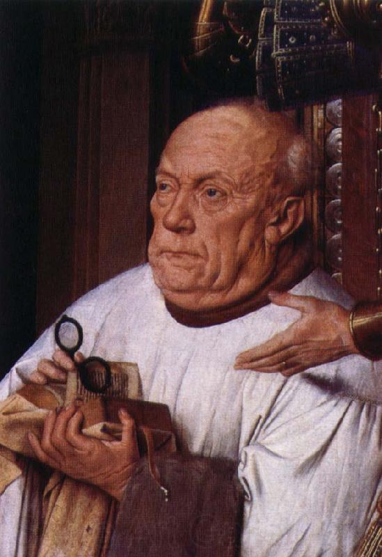 Jan Van Eyck kaniken van der paeles madonna France oil painting art